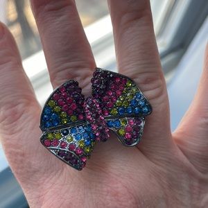 Stretch Bow tie Costume Ring